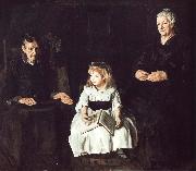 George Wesley Bellows Jan  Ailino and Anna china oil painting artist